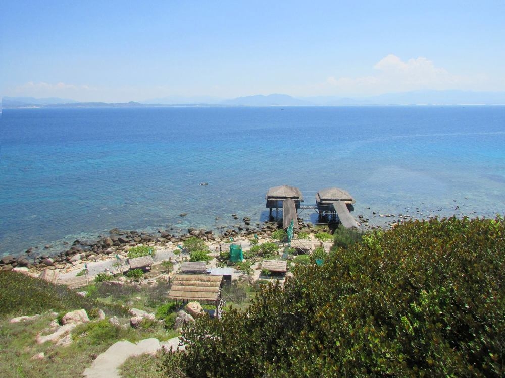 تجود جزيرة عش الطائر شاطئ مزدوج طبيعي