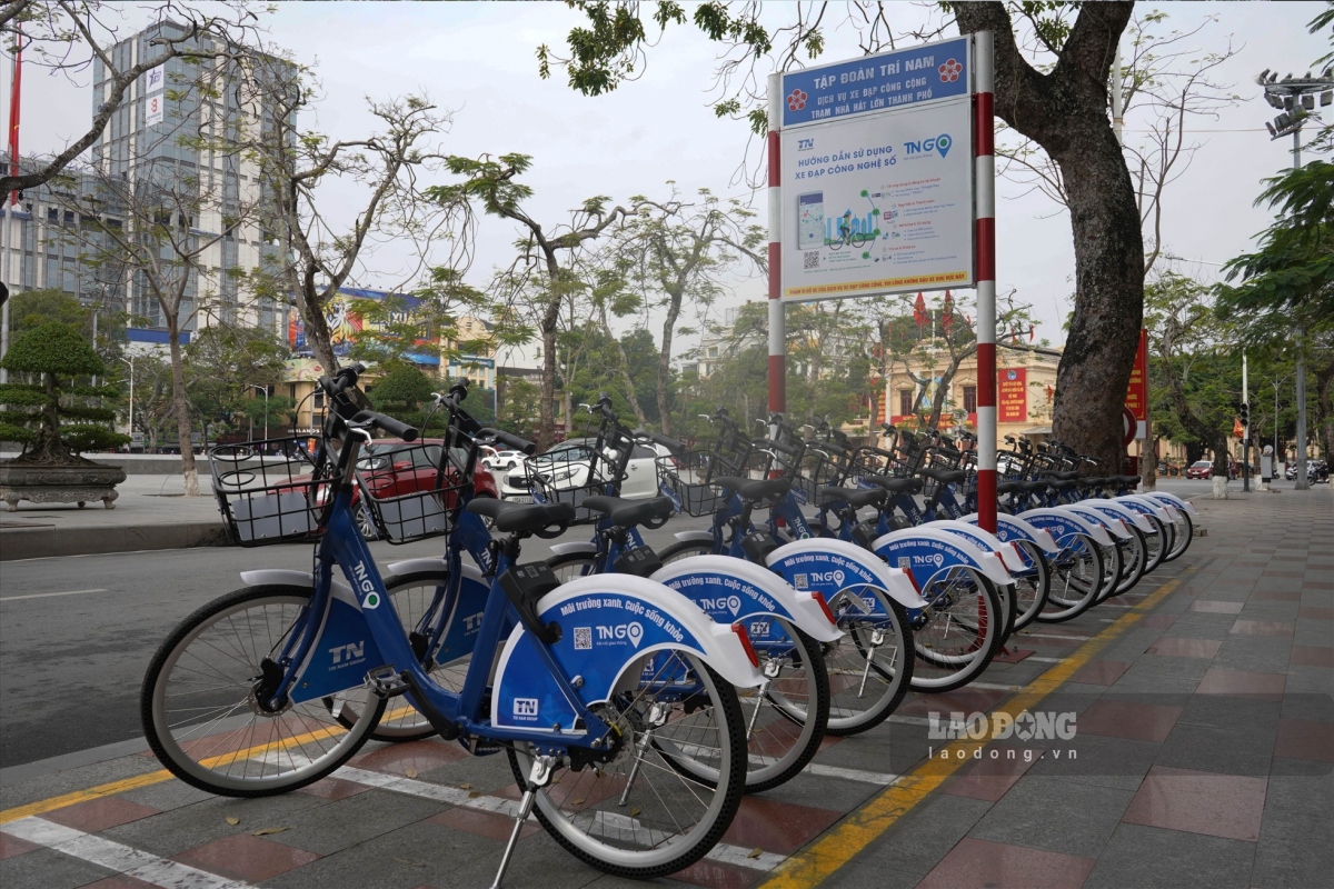 Hai Phong launches public bicycle rental service